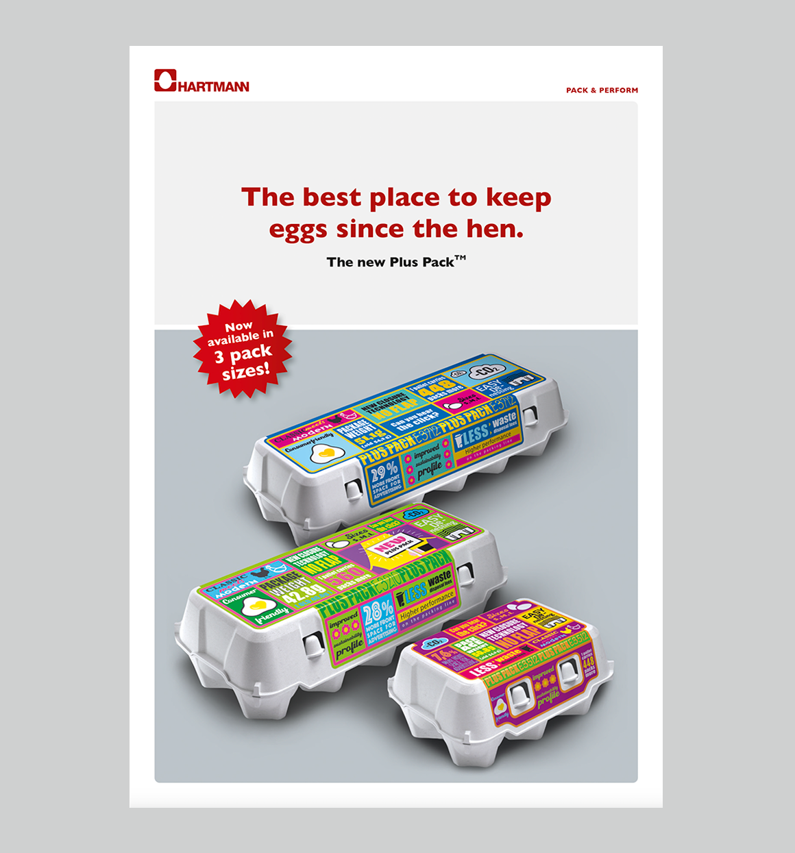 Plus Pack™ - The best place to keep eggs since the hen.