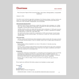 Post Consumer Paper & Post Industriual Paper, Recyclable, Biodegradable, Compostable Statement (2026).pdf