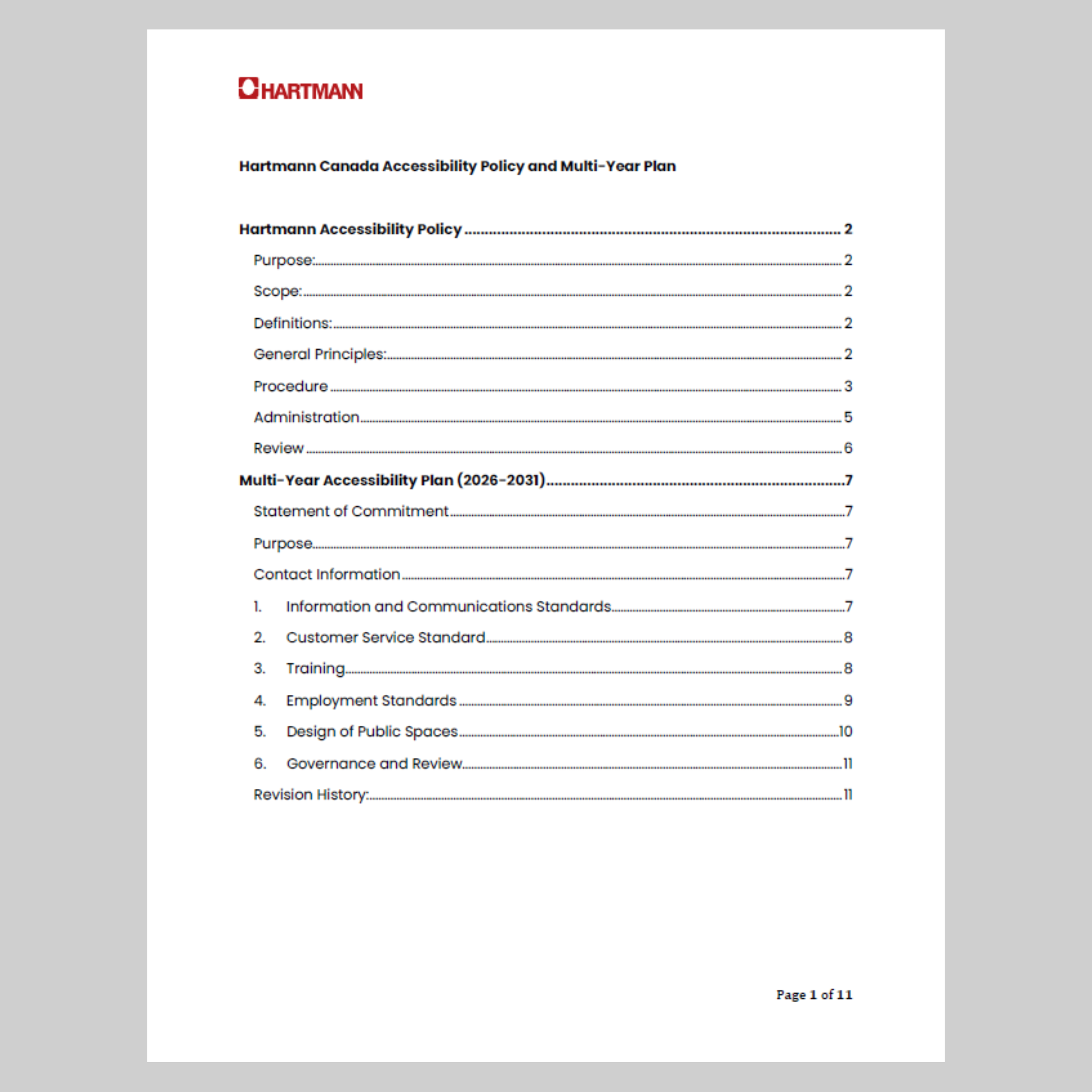 Hartmann Canada Accessibility Policy and Multi-year Plan 2026.pdf