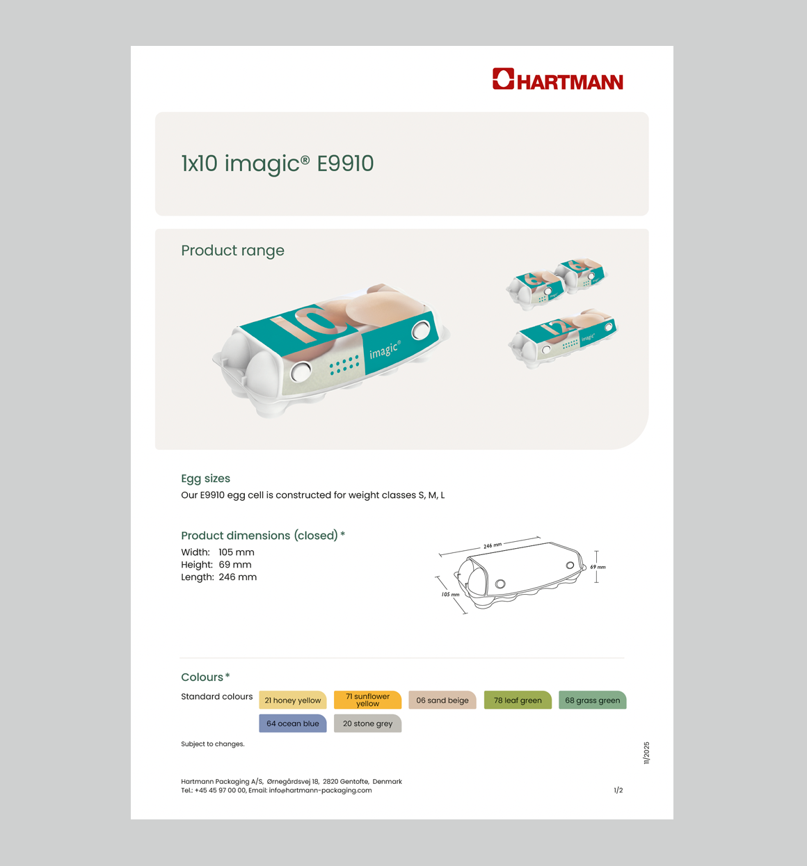 Data sheet 1x10 imagic E9910