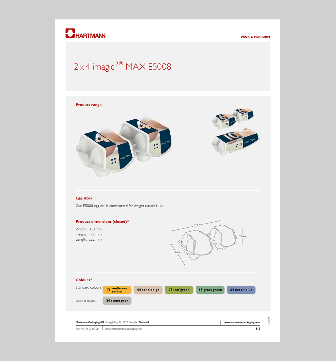 Data sheet imagic2 2x4 Max E5008