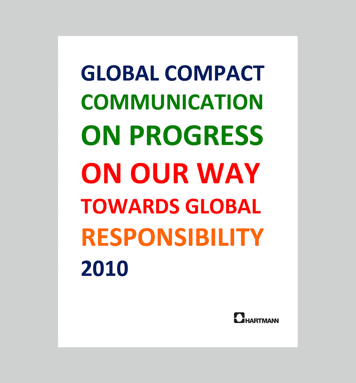 2010 COP Sustainability Report
