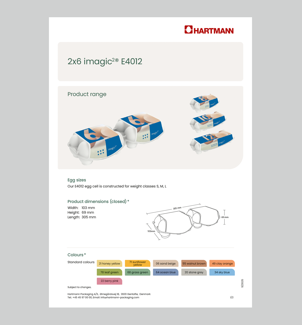 Data sheet imagic2 2x6 E4012