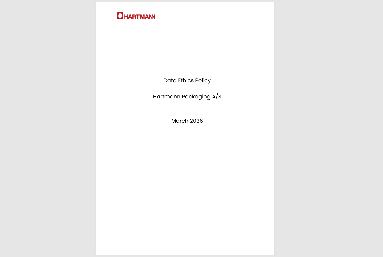 Data Ethics Policy 2026 ENG