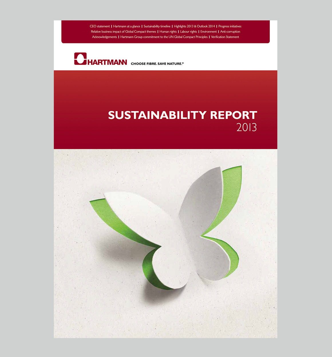 COP Sustainability Report Hartmann 2013