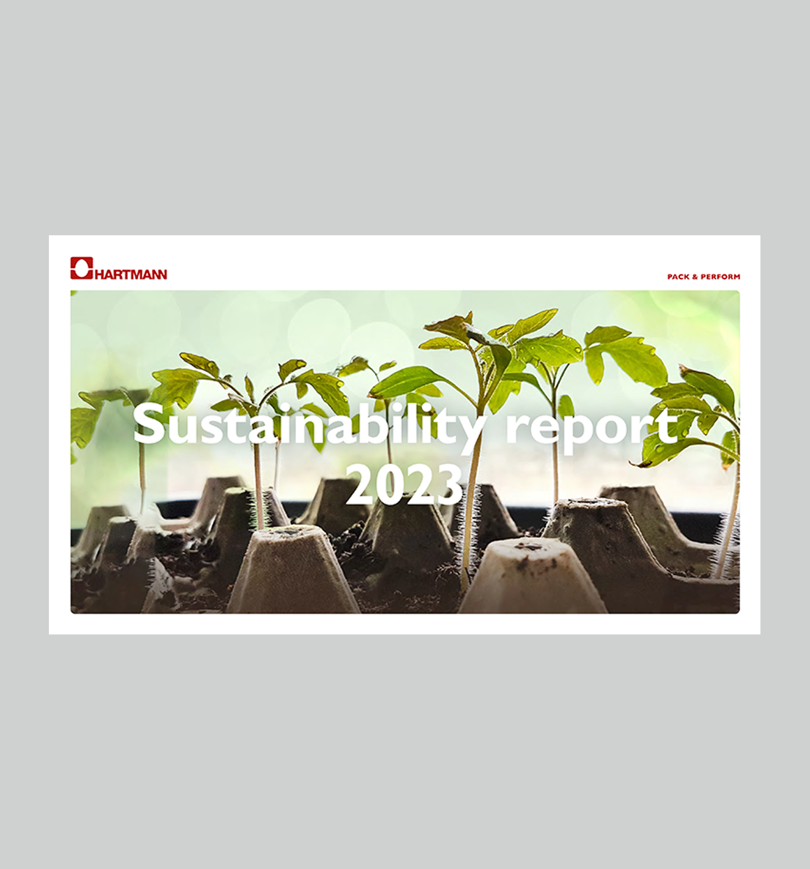 Hartmann Sustainability Report 2023