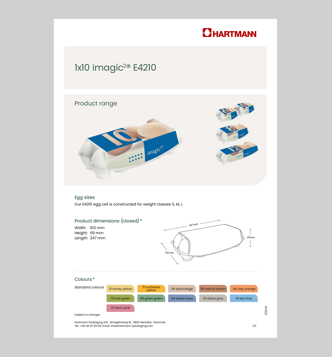 Data sheet imagic2 1x10 E4210