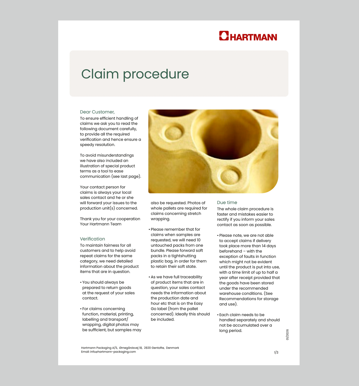 Claim Procedures