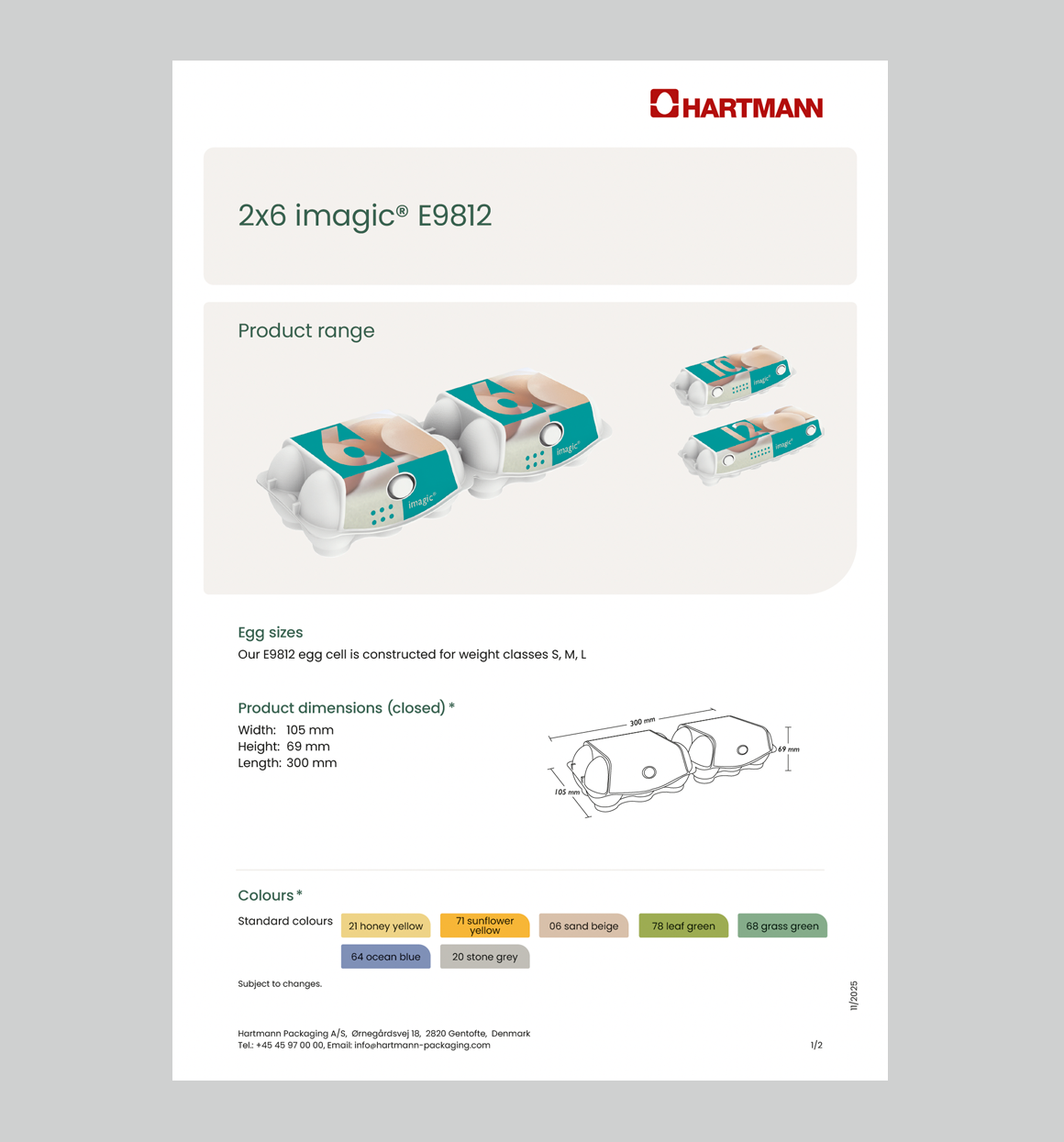 Data sheet 2x6 imagic E9812