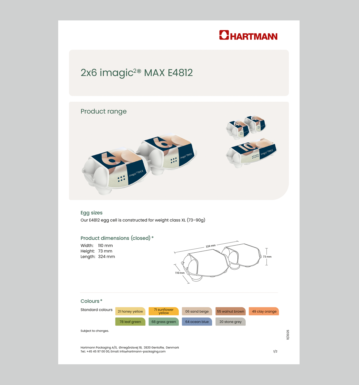 Data sheet imagic2 2x6 Max E4812