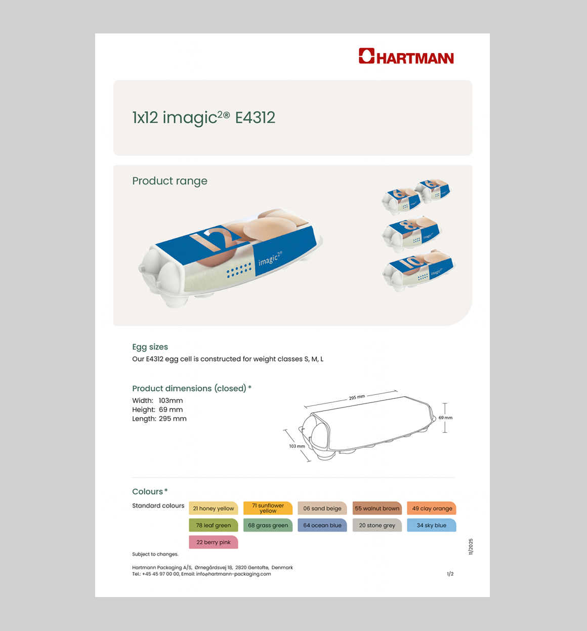 Data sheet imagic2 1x12 E4312